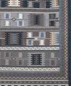 GREY KILIM HAND WOVEN DHURRIE