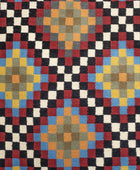 MULTICOLOR PIXEL KILIM HAND WOVEN DHURRIE