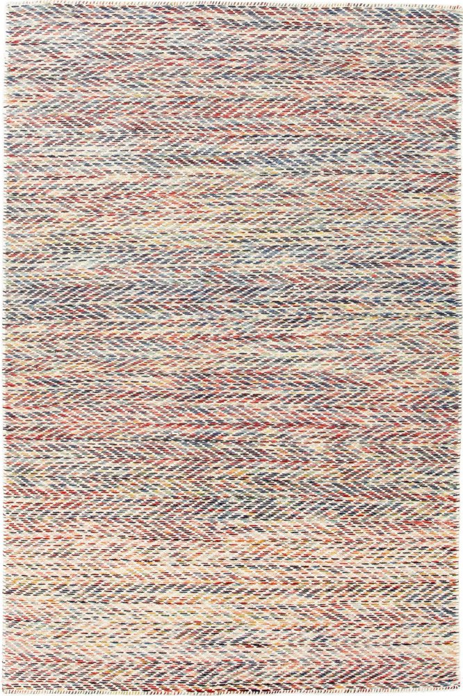 MULTICOLOR CHEVRON HAND WOVEN DHURRIE