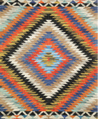 MULTICOLOR HAND WOVEN KILIM DHURRIE