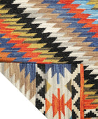 MULTICOLOR HAND WOVEN KILIM DHURRIE