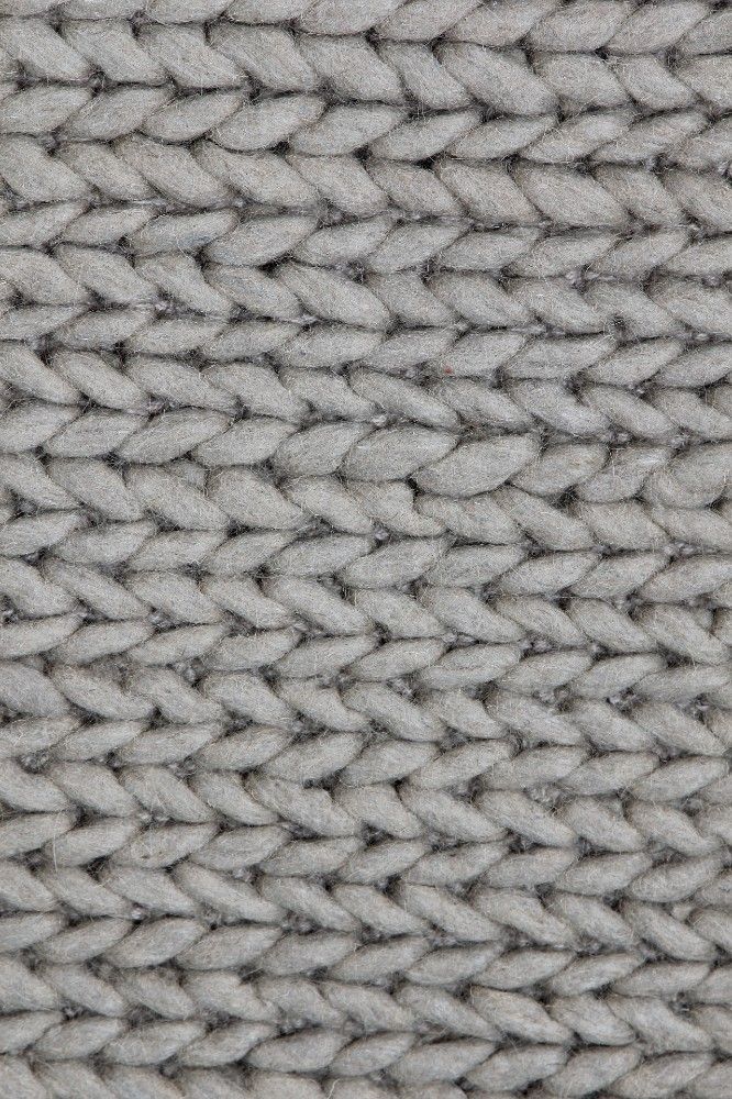 GREY LOOP HAND KNOTTED CARPET