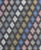 MULTICOLOR AZTEC HAND WOVEN KILIM DHURRIE