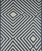 BLUE DIAMOND HAND WOVEN DHURRIE