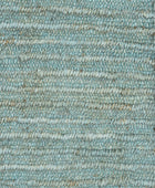 BLUE SOLID JUTE HAND WOVEN DHURRIE