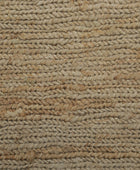 NATURAL SOLID JUTE HAND WOVEN DHURRIE