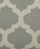 GREY MOROCCAN HAND WOVEN DHURRIE