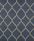 BLUE MOROCCAN HAND WOVEN DHURRIE