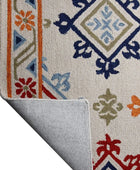 MULTICOLOR BEIGE TRADITIONAL HAND TUFTED CARPET - Imperial Knots