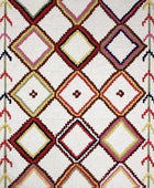 IVORY MULTICOLOR GEOMETRIC HAND TUFTED CARPET