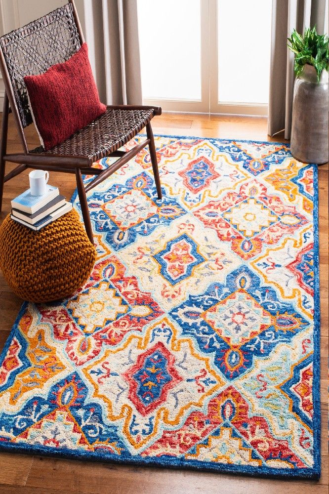 MULTICOLOR TRADITIONAL HAND TUFTED CARPET - Imperial Knots