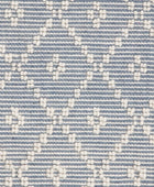 IVORY AND BLUE KILIM HAND WOVEN DHURRIE