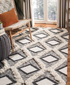 IVORY AND BLACK KILIM HAND WOVEN DHURRIE