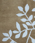 BEIGE GREY EMBOSSED HAND TUFTED CARPET