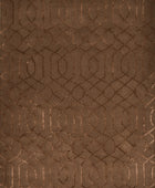 BROWN EMBOSSED HAND TUFTED CARPET