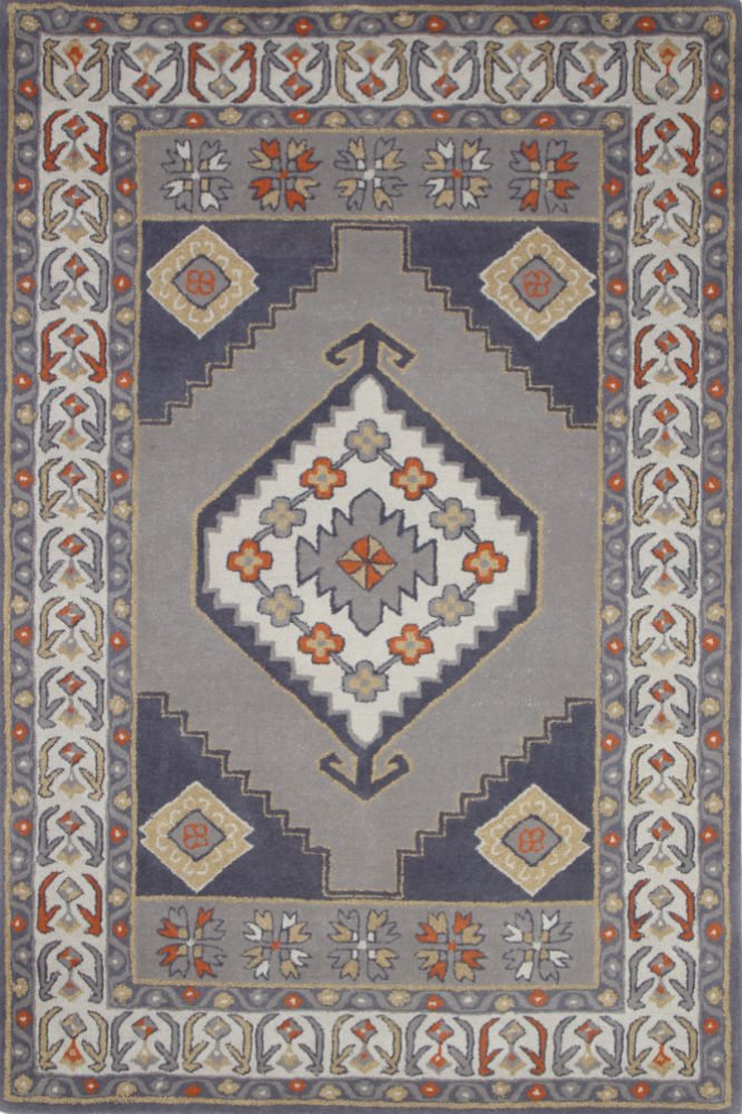 GREY PERSIAN HAND TUFTED CARPET - Imperial Knots