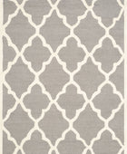 GREY AND IVORY MOROCCAN HAND TUFTED CARPET