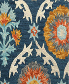 MULTICOLOR FLORAL HAND TUFTED CARPET