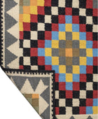 MULTICOLOR PIXEL KILIM HAND WOVEN DHURRIE