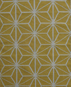 YELLOW AND IVORY GEOMETRIC HAND WOVEN DHURRIE