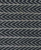 BLACK ZIG ZAG HAND WOVEN DHURRIE - Imperial Knots