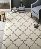 IVORY MOROCCAN HAND TUFTED CARPET - Imperial Knots