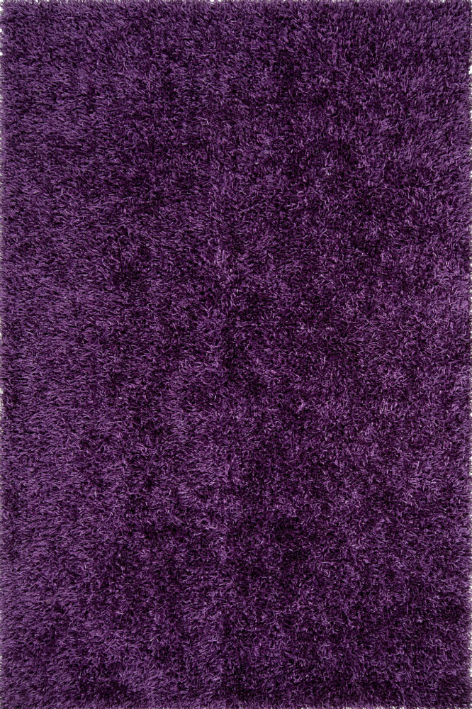 PURPLE SHAGGY HAND MADE CARPET