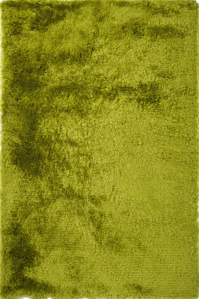 GREEN SHAGGY HAND MADE CARPET