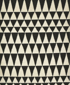 MONOCROME GEOMETRIC HAND WOVEN DHURRIE