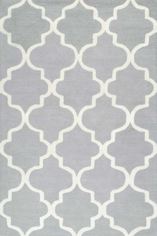 GREY MOROCCAN HAND TUFTED CARPET - Imperial Knots