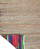 MULTICOLOR CHINDI JUTE HAND WOVEN DHURRIE