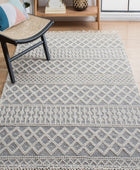 IVORY AND BLACK KILIM HAND WOVEN DHURRIE