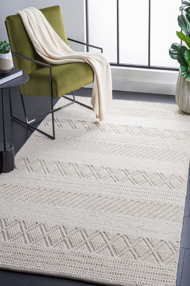 IVORY KILIM HAND WOVEN DHURRIE