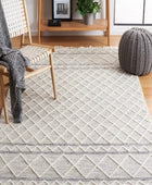 IVORY AND BLACK KILIM HAND WOVEN DHURRIE