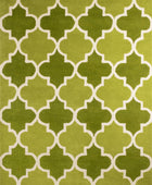 GREEN MOROCCAN HAND TUFTED CARPET