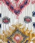 MULTICOLOR GREY IKAT HAND TUFTED CARPET