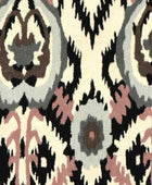 MULTICOLOR IKAT HAND TUFTED CARPET