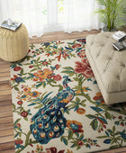 MULTICOLOR FLORAL HAND TUFTED CARPET