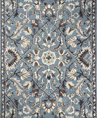 BLUE SUZANI HAND TUFTED CARPET