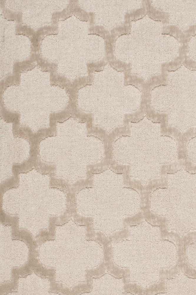 BEIGE MOROCCAN HAND TUFTED CARPET